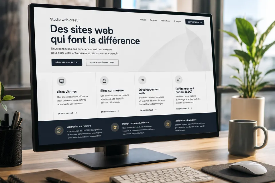 Illustration : Site commercial