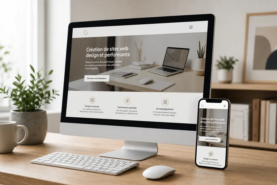 Illustration : Site vitrine