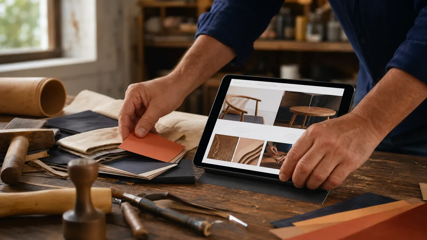 Savoir-faire artisanal valorisé par une présence web soignée